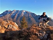 MONTE CASTELLO (croce 1425 – cima 1474 m) da Valpiana di Serina il 26 febbraio 2022 - FOTOGALLERY